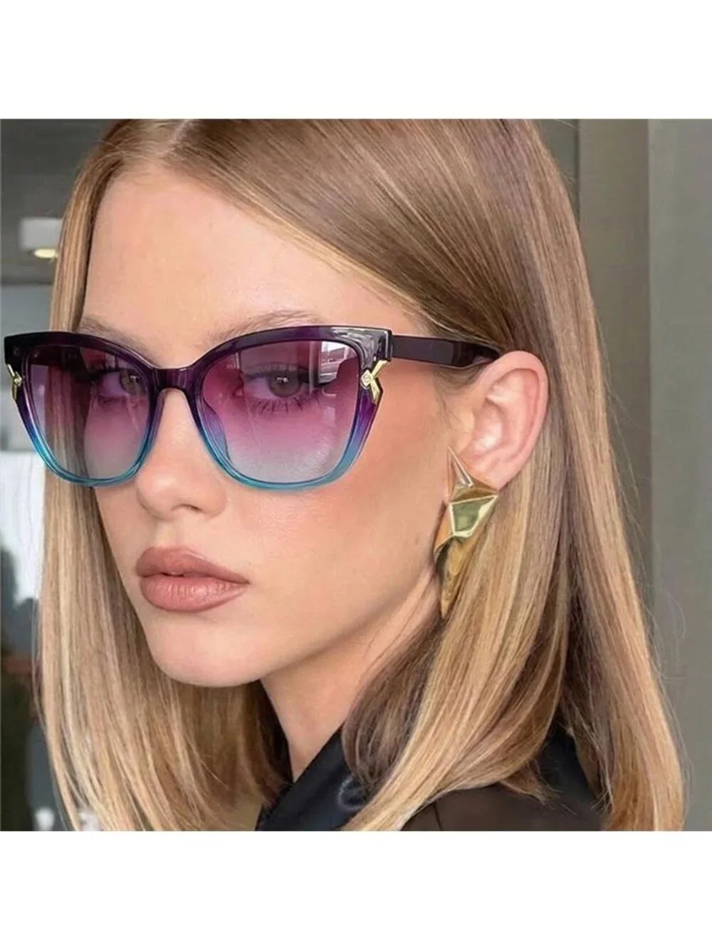 UV Protection Gradient Sunglasses